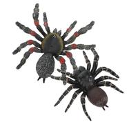 UPKOCH 2Pcs Realistic Fake Spider Set for Halloween Prank Party Decoration Lifelike Spider Models for Scary Fun Home Festival Props for Boys