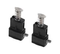 UPKOCH 2pcs Replacement Luggage Pull Handle Clips Spring Loaded Latch, Metal and Plastic Telescopic Handle Lock Buckle for Suitcases, Easy Installation for Travel and Random Color