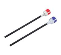 UPKOCH 2pcs Royal Scepter Wand for Lightweight King Queen Staff Halloween Cosplay Accessories Realistic Design for Costume Parties Nativity Theater Prom