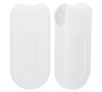 UPKOCH 2pcs Safety Handle Cord Cleats for Roller Blinds Window Blinds Accessories, White Pom Material with Fade Resistant and Sunlight Blocking Features, for Home and Hotel Use