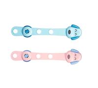 UPKOCH 2pcs Safety Locks for Cabinets Protective with Rotation No Drill Installation Durable Lightweight Design Blue and Pink for Childproofing