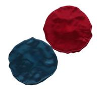 UPKOCH 2pcs Satin Bonnet Silk Hair Bonnet for Sleeping Adjustable Elastic Wide Band Boys and Girls Bath Hat Shower Cap