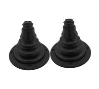 UPKOCH 2pcs Shift Cable Boots Black Rubber Protective Sleeves for Yacht Boat Motor Steering Cables for Rv and Ships Easy to Install Fit