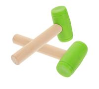 UPKOCH 2Pcs Small Pounding Hammer Creative Mallet Tools for Fun Educational Beating Gavel for Pretend Play and Kindergarten Carpentry Activities