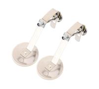 UPKOCH 2pcs Snare Drum Mute Clamp Alloy Tone Control for Drum Sound Muffler Accessories Practice Silencing Pads