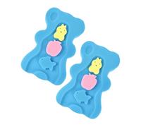 UPKOCH 2pcs Soft Boy Girl Bath Mat Bath Sponge Support for Newborns Toddlers Pad Antislip Design Easy to Clean Tub Mat