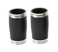 UPKOCH 2pcs Soprano B Flat Clarinet Smooth Two Section Tubes Musical Instrument Accessories for Clarinet B-flat Pitch Wind Instrument Parts