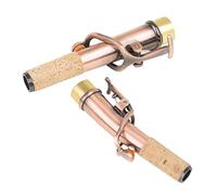 UPKOCH 2pcs Soprano Saxophones High Pitch Brass Mouthpiece and Neck Tube for Beginners and Professionals Musical Instrument Supply for Enhanced Tone and Practice