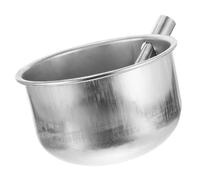 UPKOCH 2pcs Stainless Steel Livestock Drinking Bowl Automatic Water Dispenser for Pigs Cows Sheep Goats Horses Farm Use