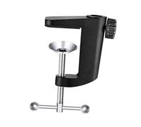 UPKOCH 2pcs Stand Boom Arm Aluminum Alloy C-type Holder Base Microphone Bracket Base Table Lamp Holder Metal Clamp for Heavy Duty Clamps