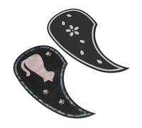 UPKOCH 2pcs Sticker Acoustic Guitar Pickguard Folk Guitar Scratch Plate Protection Plate