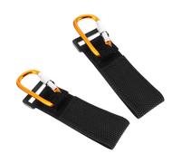 UPKOCH 2pcs Stroller Clip Pram Strap Hook for Diaper Bag Shopping Bag Purse Aluminum Alloy Material Convenient Use for Outdoor Walking Shopping Scenario