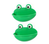 UPKOCH 2Pcs Suction Cup Reptile Rest Stand Small Habitat for Frogs Toads Geckos Amphibians Decorative Resting Place with Lovely Frog Pattern