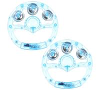 UPKOCH 2pcs Tambourines for Ktv Parties Handheld Musical Instrument Lights for Weddings Festivals and Dance Events Shaking Sounds