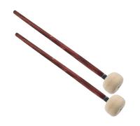 UPKOCH 2pcs Timing Hammer Drum Mallet for Practice Wooden Handle Felt Head for Beginner and Adult Drummers