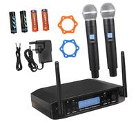 UPKOCH 2pcs Tiny Microphone for Streaming Wireless Mics Betaa Uhf Karaoke Mic System Easy to Use Uk Plug