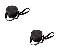 UPKOCH 2pcs Toung Drum Case for Steel Tongue Drum Black Carry Pouch Stain Resistant