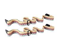 UPKOCH 2pcs Ukulele Strap Ethnic Style Braided Webbing Colorful Rainbow Small Guitar Sling Sturdy Comfortable Ukulele Accessories for Home Outdoor Use