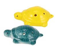 UPKOCH 2pcs Unique Turtle Ocarina Classic Tuning Beginner Wind Instrument Ethical for Musicians of Ages