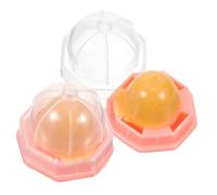 UPKOCH 2pcs Vitamin Catnip Lollipop Ball Candy for Cats Kitten Natural Edible Cat Mint Chew to Tongue Movement Relax Nervous Indoor Energy Treats with Safe Transparent Cover