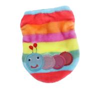 UPKOCH 2pcs Warm Flannel Cartoon Puppy Vest for Small Dogs Cozy Dog Clothes for Chihuahua French Bulldog for Autumn Winter Wear Easy to Put Off Xs Caterpillar