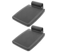 UPKOCH 2pcs Wheelchair Footrest Replacement Thickened Foot Pedal Lifting Footplates for Elderly Disabled Athletes Stable Leg Rest Parts Compatible with Wheelchair Brands