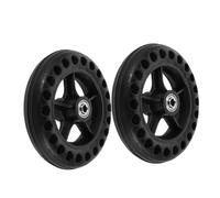 UPKOCH 2pcs Wheelchair Wheels Front and Rear Caster Replacements Honeycomb Solid Tires Lightweight for Smooth Mobility Rough Surfaces