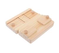 UPKOCH 2pcs Wooden Foraging Toy for Hamster Treats and Snacks Small Animals Puzzle Game for Rabbit Pet Feeding Box