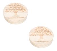 UPKOCH 2pcs Wooden Keepsake Box for Boys and Girls Childhood Memory Organizer for Deciduous Teeth Storage and Fairy Box Holder for Preserving Precious Moments and Lost Keepsake Cases