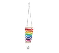 UPKOCH 2pcs Xylophone Parrot with Chicken Vegetable Skewers Durable Hanging Feeder for Birds Promotes Foraging and Reduces Stress for Cockatiels Parakeets and Birds