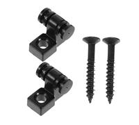 UPKOCH 2sets Headstock Press Button for Electric Guitar String Trees in Black Guitar String Retainer