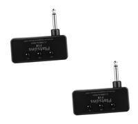 UPKOCH 2sets Mini Guitar Bass Headphone Amp Portable Pocket Miniature Amplifier for Electric Guitar for Practice and Spaces