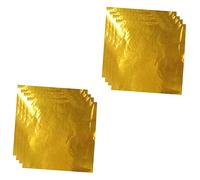 UPKOCH 2sets Tissue Paper Sheets Chocolate Foil Aluminum Packaging Paper for Candy Wrappers Food Packaging Wrapping Sheets (Pack of 100) 200pcs*2