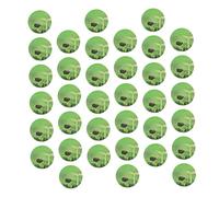 UPKOCH 3 Boxes Hydroponic Garden Plant Grow Basket Labels Stickers for Indoor Soil Cultivation Green Round Plant Tags with Adhesive and Use