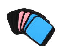 UPKOCH 3 Pairs Removable Slip Pull Up Bar Grips with Dumbbell and Barbell Pads Secure Gymnastic Grips for Indoor Door Bars Easy Install Fitness Accessories in Blue Pink and Black