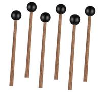 UPKOCH 3 Pairs Tongue Drum Mallets with Rubber Heads Percussion Sticks Accessory for Xylophone Stage Performance Ergonomic Design for Beginners and Professionals