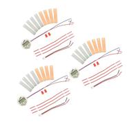 UPKOCH 3 Sets Fruit Battery Experiment Kit DIY Science Educational with Metal Potato Clock for Student Learning and Stem Science Lab Activities