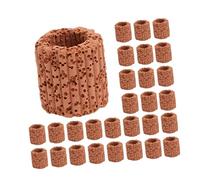 UPKOCH 30pcs Aquarium Plant Weights Gravity Rings for Aquatic Plants Natural Root Support Fixed Rings for Fish Tank Landscape Decoration in Dark Red