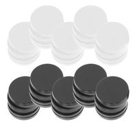 UPKOCH 30Pcs Black and White Backgammon Pieces Round Checkers Replacement Board Game Accessories for Draughts Board Chess Replacements Travel and Party Use