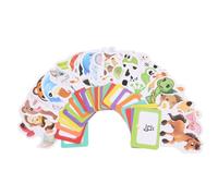 UPKOCH 30pcs Flash Cards Educational English Learning Cards Design Cognitive Plaything for Boys Portable Gift for Early Childhood Development