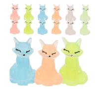 UPKOCH 30pcs Glow the Dark Animal Ornaments for DIY Micro Landscapes Tabletop Centerpiece Birthday Cake Decor Summer Desktop Accessories