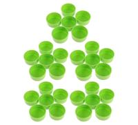 UPKOCH 30pcs Reptile Feeding Bowl Green for Small Animals like Geckos Tarantulas and Frogs for Home Terrarium Use as Reptile Water Bowl Material Functional Design
