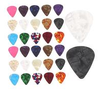 UPKOCH 32pcs Guitar Picks for Bass Guitar Replacement Plectrums in Thickness Portable Picks for Practicing
