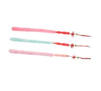 UPKOCH 3Pcs Assorted Color Guzheng Cleaning Brushes Soft Rabbit Hair and Durable Essential Guzheng Cleaning Supplies for Musicians for Daily Use and Giving
