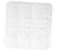 UPKOCH 3pcs Bamboo Cotton Diapers Reusable Washable Diaper Liners for Newborns Pack for Changing Scenario