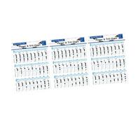 UPKOCH 3pcs Bass Flute Chart Chord Chart for Clarinet Music Chord Poster Perfect for Practicing