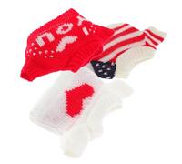 UPKOCH 3pcs Bear Replacement Knitted Sweatshirt Clothes for Plush Toys DIY Outfits for Stuffed Animals Cute Bear Accessories