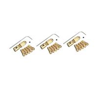 UPKOCH 3pcs Brass Collet Rotary Tools Micro Drill Chuck for Woodworking and DIY Projects Compatible Small Electric Grinders and Pin Vises