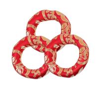 UPKOCH 3pcs Buddhist Sound Bowl Mat Singing Bowl Pad Cotton Material Cushion Decorative Holder for Yoga Matters and Buddhism Product Use