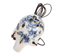 UPKOCH 3pcs Ceramic Alto Ocarina Portable Beginner Wind Instrument Mini Ocarina for Practice